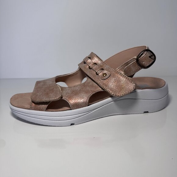 Drew Selina Sandals Size 9 WW, New in Box, taupe, round open toe - Picture 5 of 15
